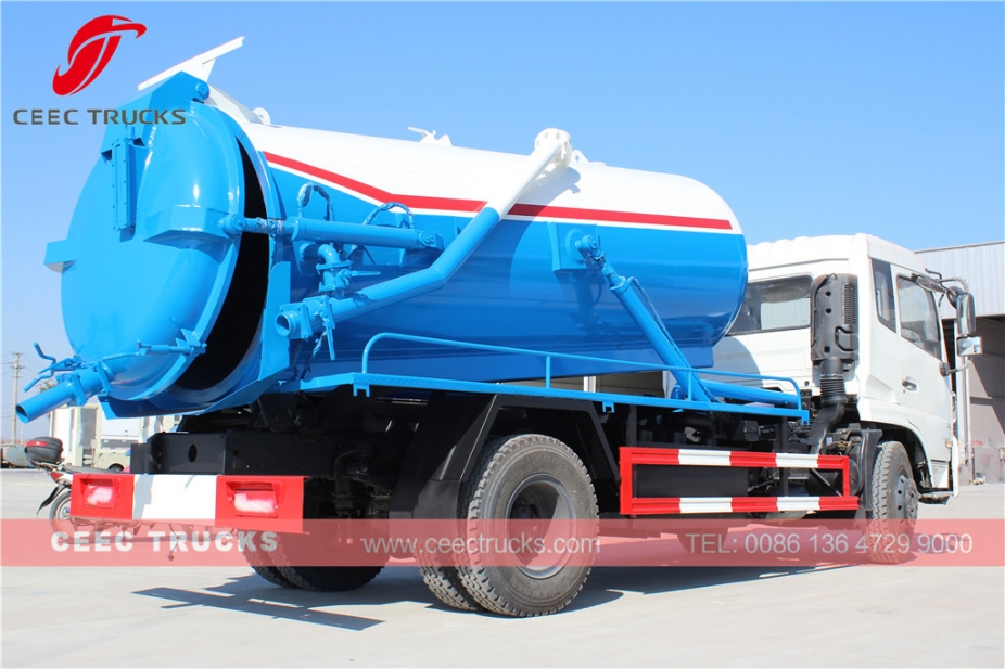 Dongfeng 10,000L vacuum sewer truck