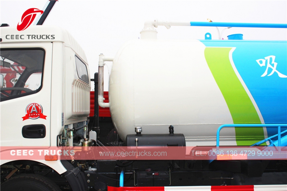 Dongfeng 8,000L Cesspool suction truck