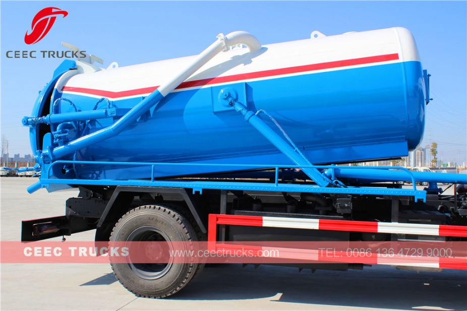 Dongfeng 10,000L vacuum sewer truck