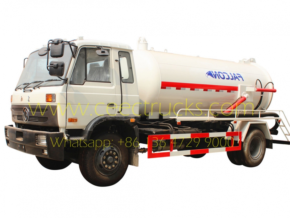 Dongfeng 10,000L vacuum tank truck