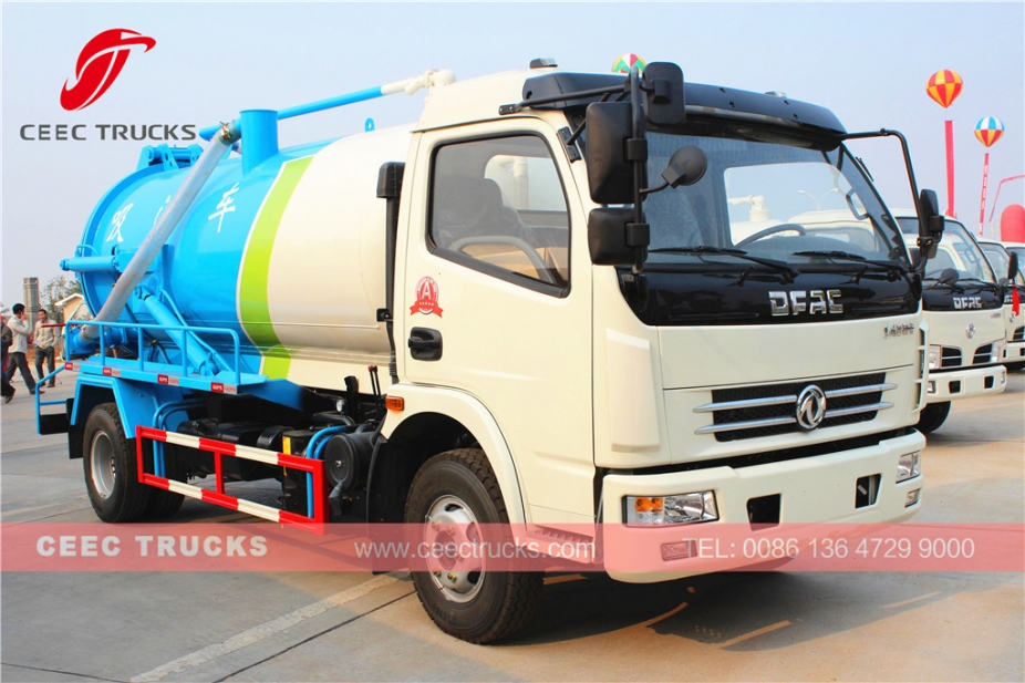 Dongfeng 8,000L Cesspool suction truck