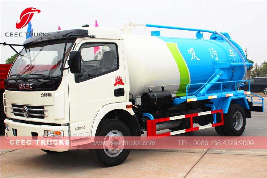 Dongfeng 8,000L Cesspool suction truck