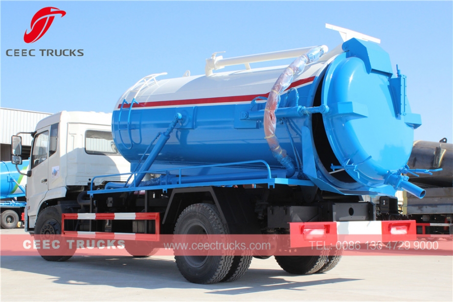 Dongfeng 10,000L vacuum sewer truck