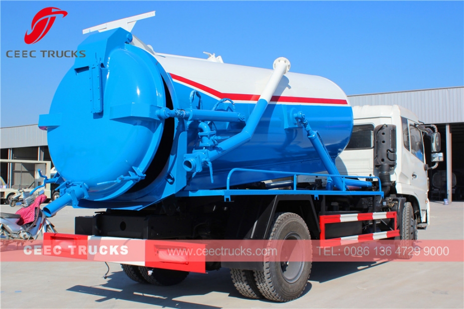 Dongfeng 10,000L vacuum sewer truck