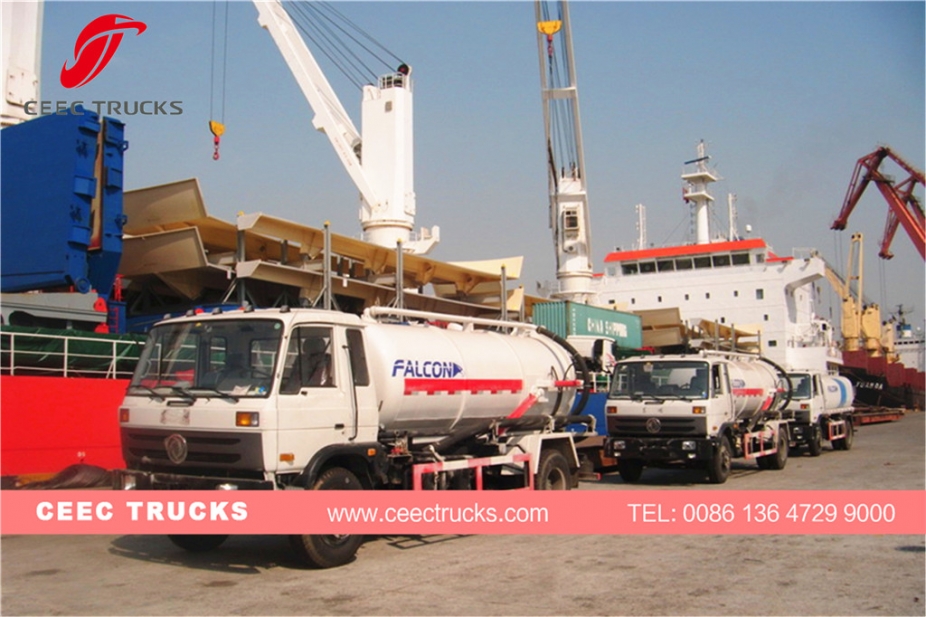 Dongfeng 10,000L vacuum tank truck