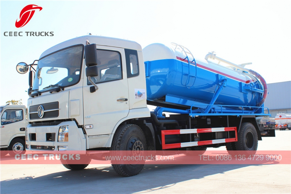 Dongfeng 10,000L vacuum sewer truck