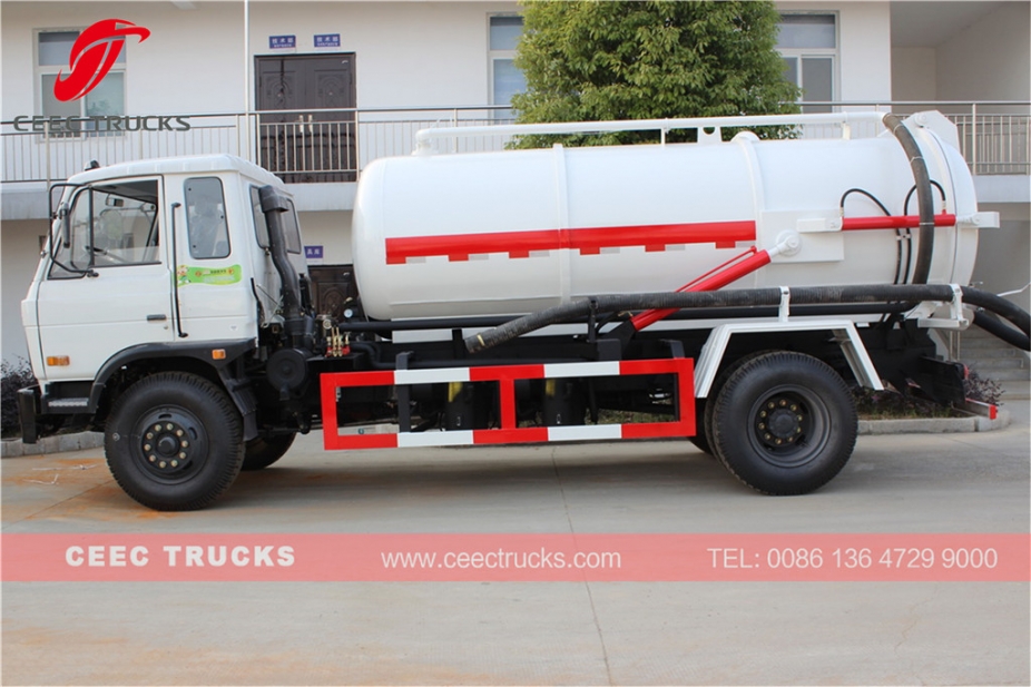 Dongfeng 10,000L vacuum tank truck