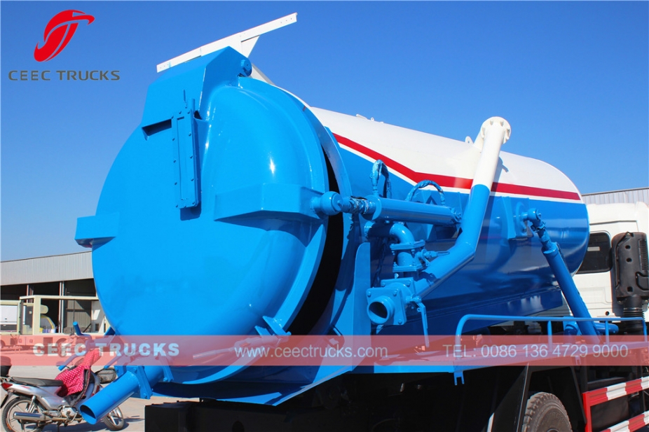 Dongfeng 10,000L vacuum sewer truck