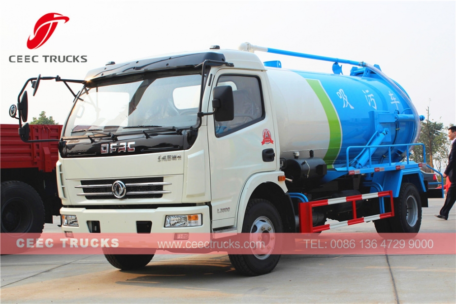 Dongfeng 8,000L Cesspool suction truck