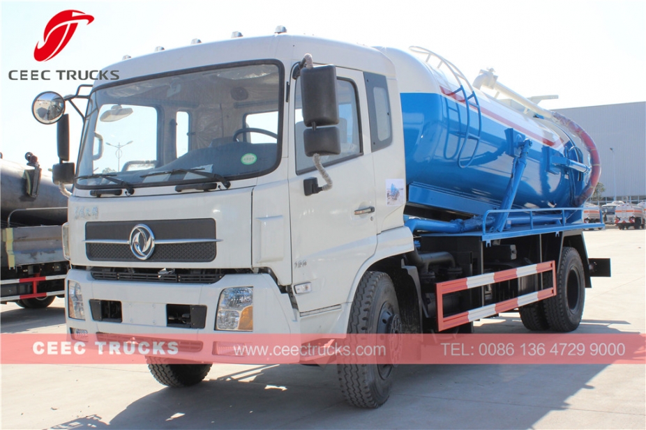 Dongfeng 10,000L vacuum sewer truck