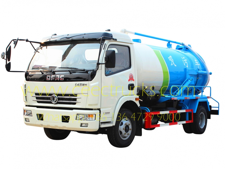 Dongfeng 8,000L Cesspool suction truck