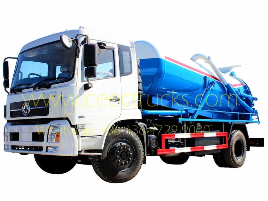 Dongfeng 10,000L vacuum sewer truck