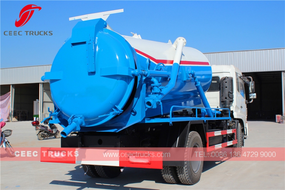 Dongfeng 10,000L vacuum sewer truck