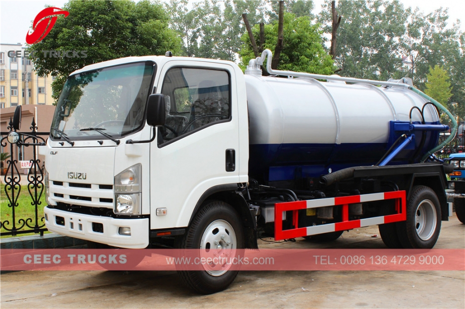 ISUZU 8,000L Cesspit emptier truck