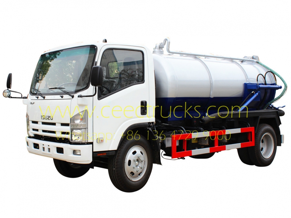 ISUZU 8,000L Cesspit emptier truck