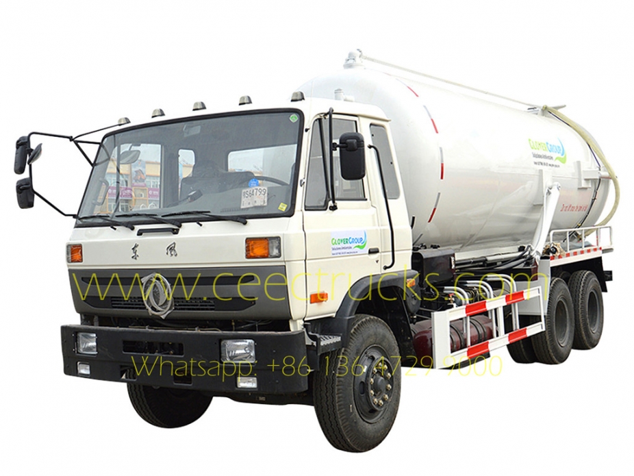 Dongfeng 16CBM sewage suction tank trak