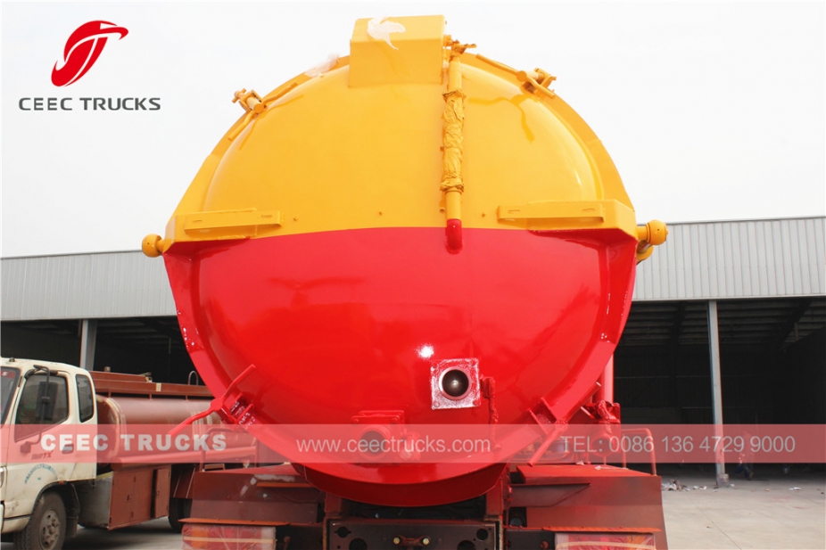 Dongfeng 16CBM vacuum sewage suction tanker truck