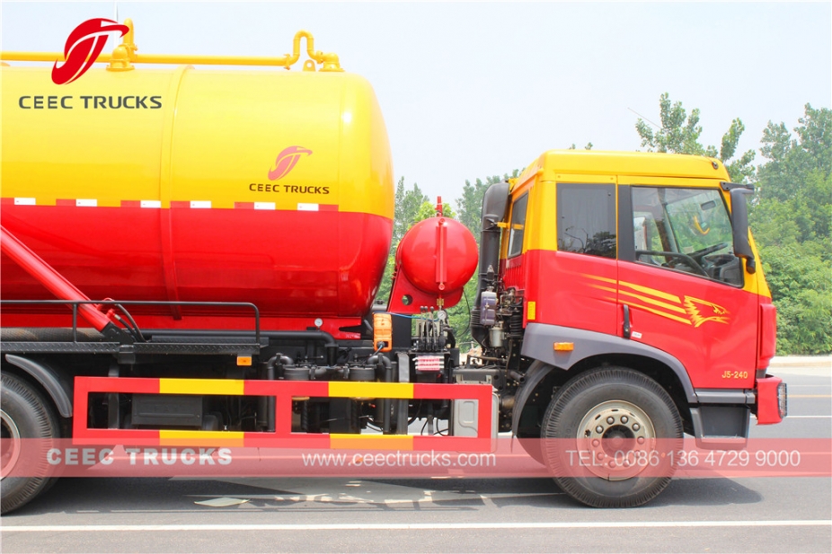 FAW 18CBM cesspit emptier tanker truck