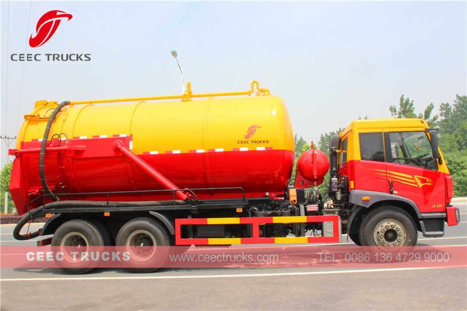 FAW 18CBM cesspit emptier tanker truck