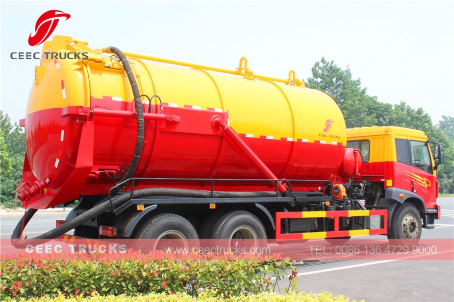 FAW 18CBM cesspit emptier tanker truck