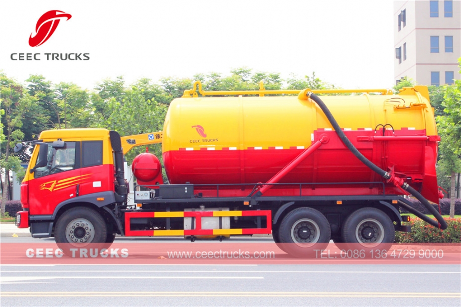 FAW 18CBM cesspit emptier tanker truck