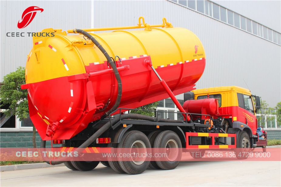 FAW 18CBM cesspit emptier tanker truck