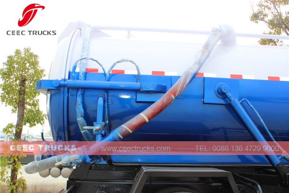 HOWO RHD model 10,000L vacuum sewer truck