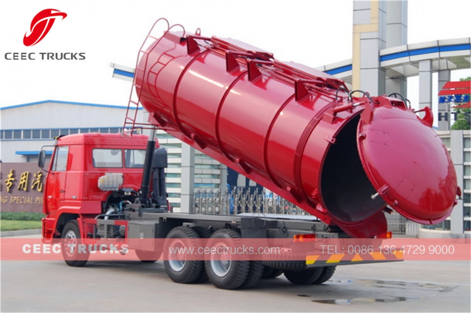 Ibinebenta ang HOWO 18CBM cesspit emptier truck