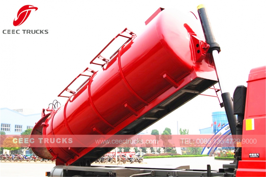 Ibinebenta ang HOWO 18CBM cesspit emptier truck