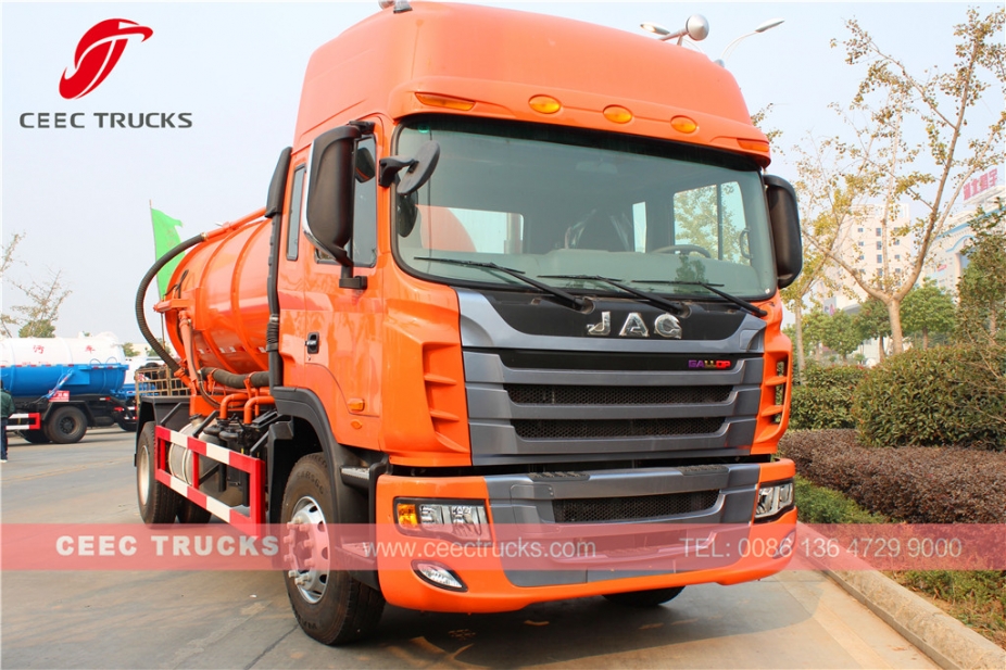 JAC brand 10,000L vacuum suction truck