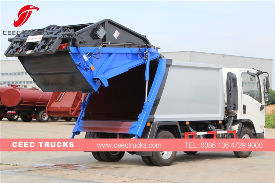 FAW 5000L refuse compactor truck