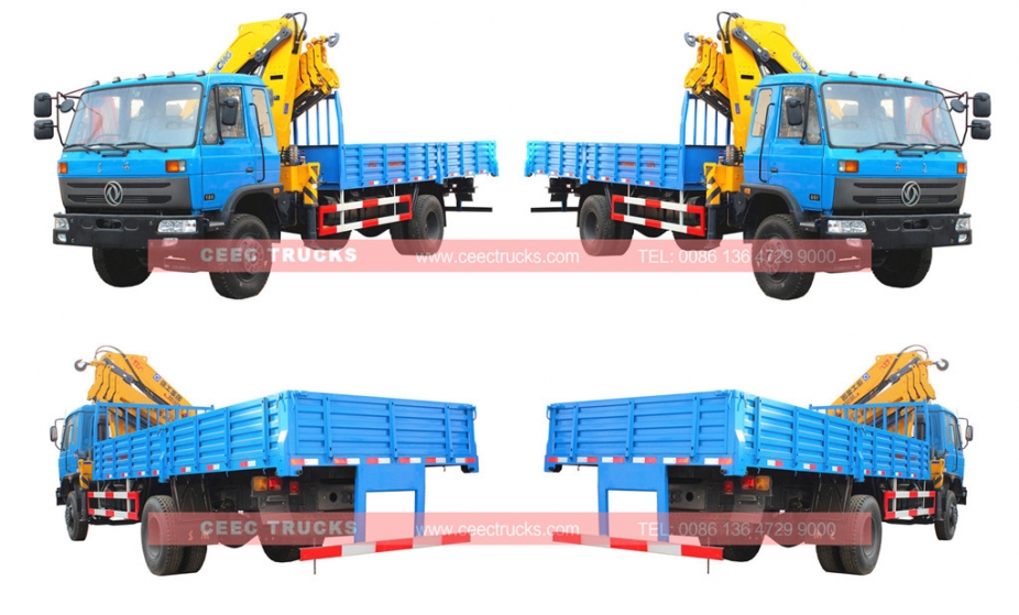 DONGFENG 10 Tons knuckle crane trucks