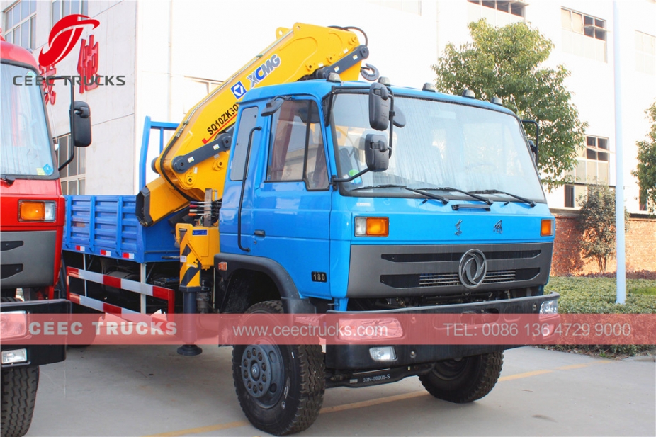 DONGFENG 10 Tons knuckle crane trucks