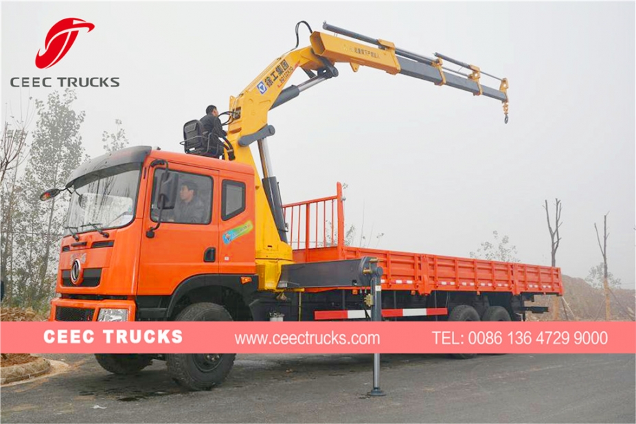 16 T knuckle boom crane dongfeng