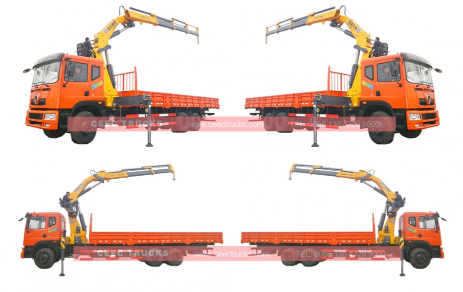 16 T knuckle boom crane dongfeng