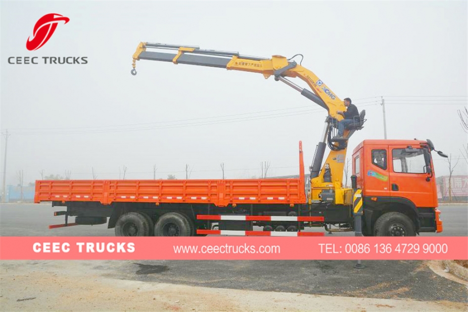 16 T knuckle boom crane dongfeng