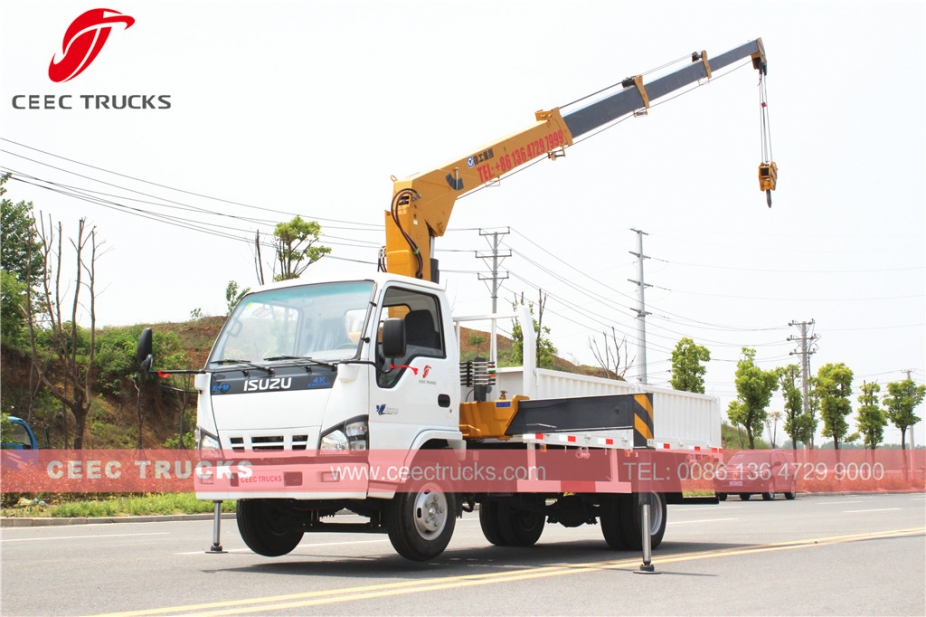 Best ISUZU 4 T truck mounted crane trucks