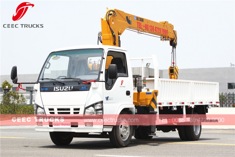 Best ISUZU 4 T truck mounted crane trucks