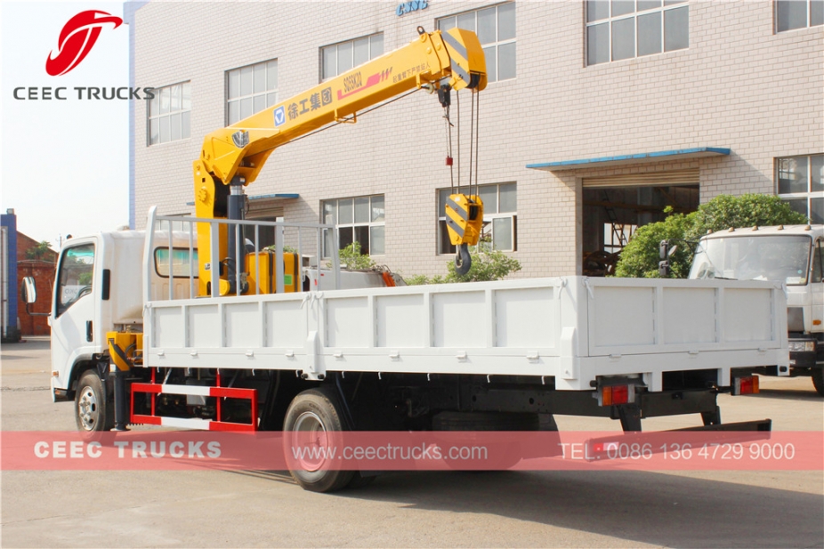 TOP quality ISUZU 5 T truck crane