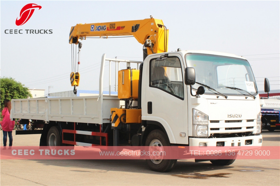 TOP quality ISUZU 5 T truck crane