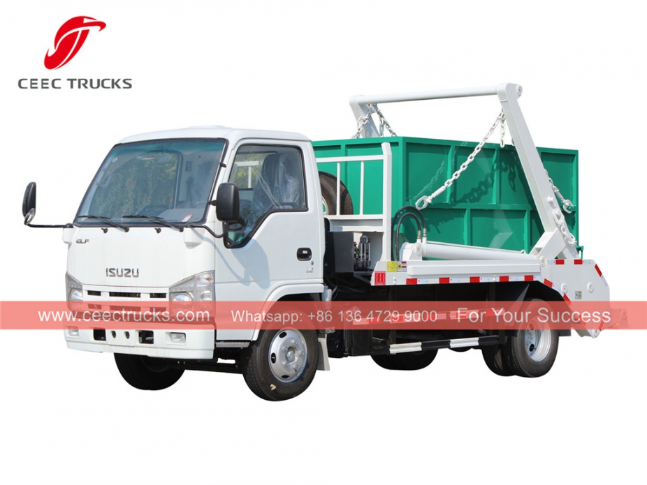 ISUZU 4CBM Swing Arm Garbage Truck