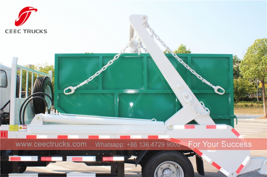 ISUZU 4CBM Swing Arm Garbage Truck