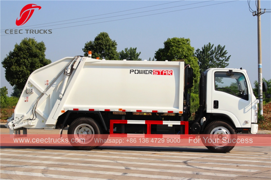 ISUZU 8cbm garbage compactor truck