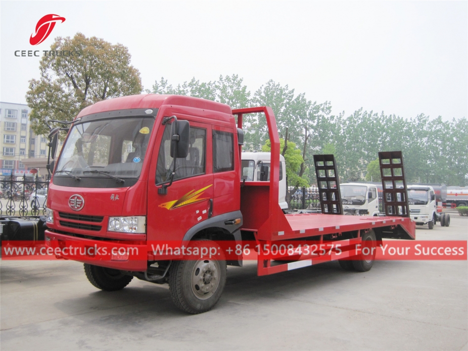 5Tons Low Flat Bed Truck FAW