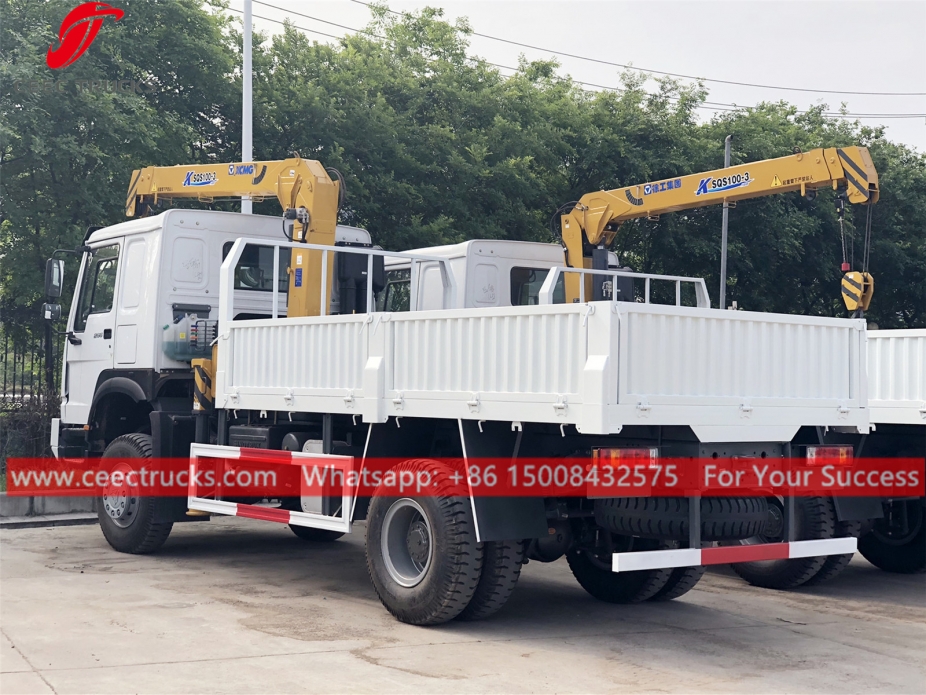 4Tons Telescopic Crane Truck HOWO