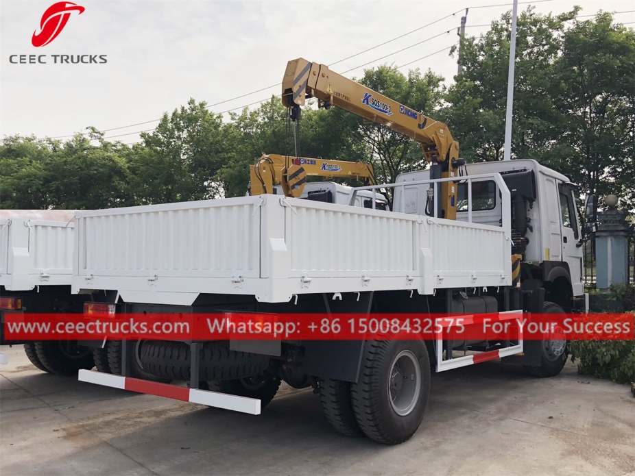 4Tons Telescopic Crane Truck HOWO