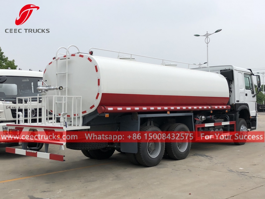 HOWO 20,000 liters water tanker truck for sale