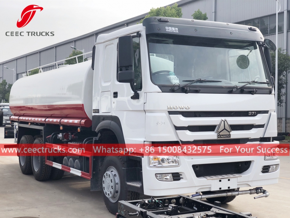 HOWO 20,000 liters water tanker truck for sale