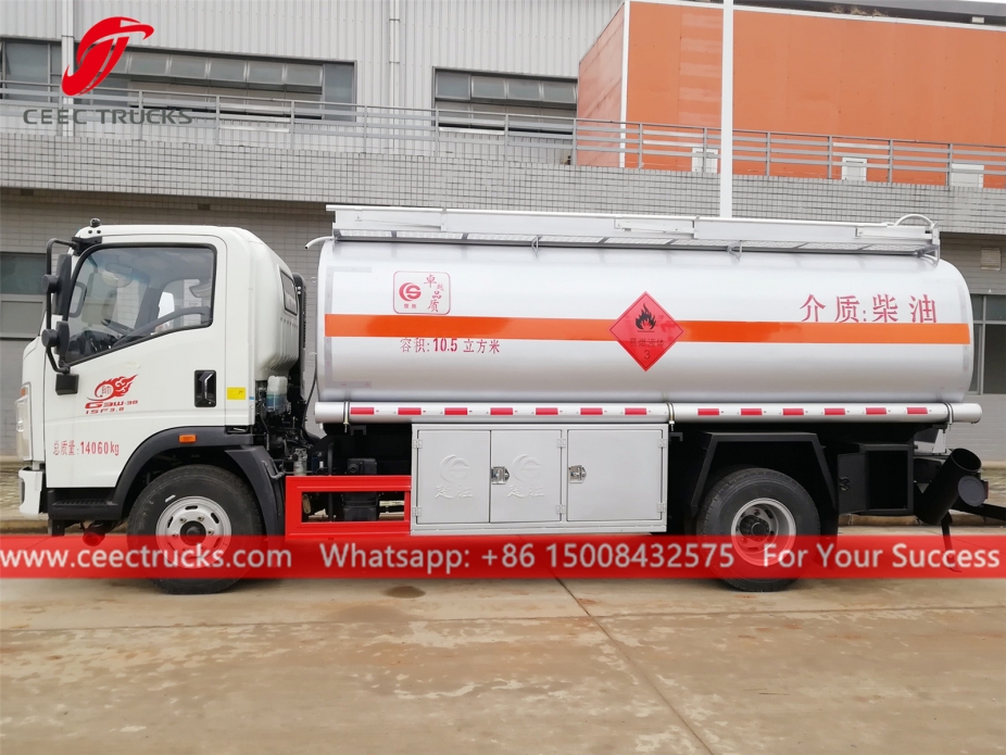 10.5CBM HOWO Fuel Tanker