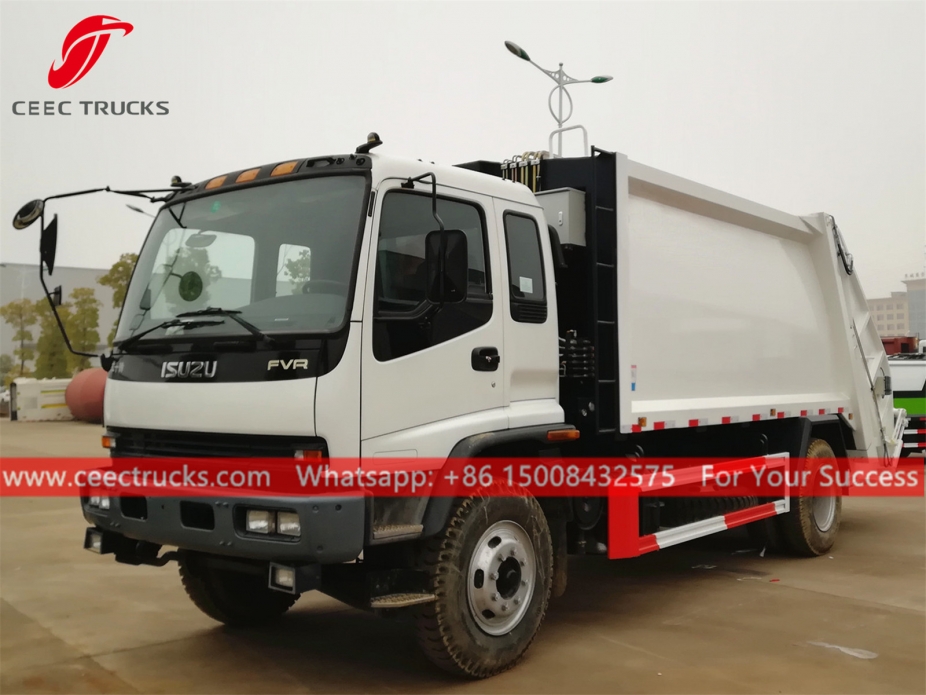 12 CBM garbage collection truck ISUZU